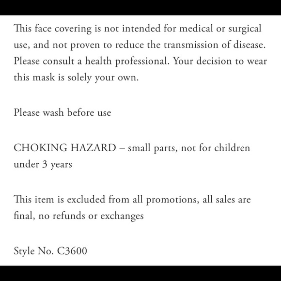 NWT Coach Rexy Face Mask With Wild Beast Print - Picture 3 of 3